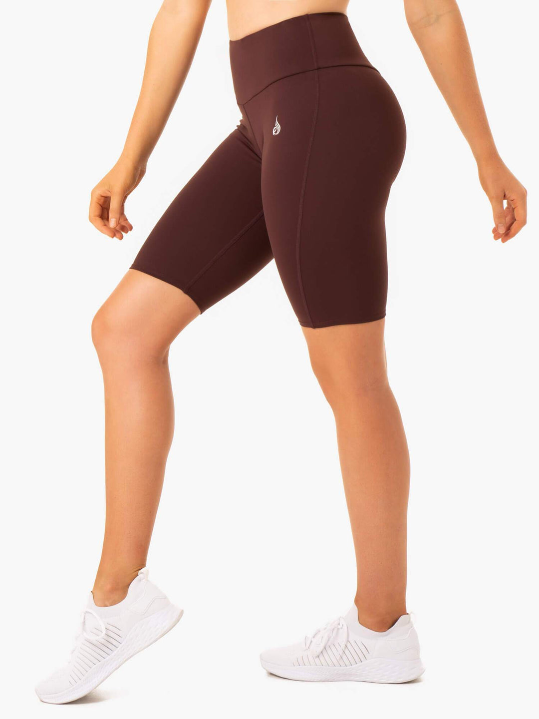 Staples Scrunch Bum Bike Shorts - Chocolate Clothing Ryderwear 