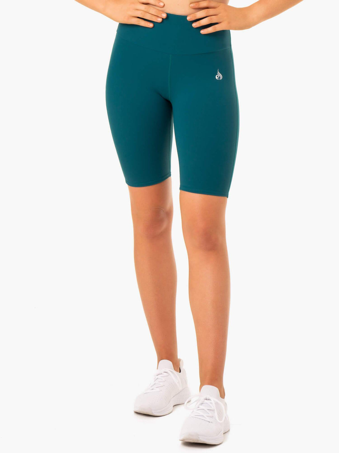 Staples Scrunch Bum Bike Shorts - Emerald Clothing Ryderwear 