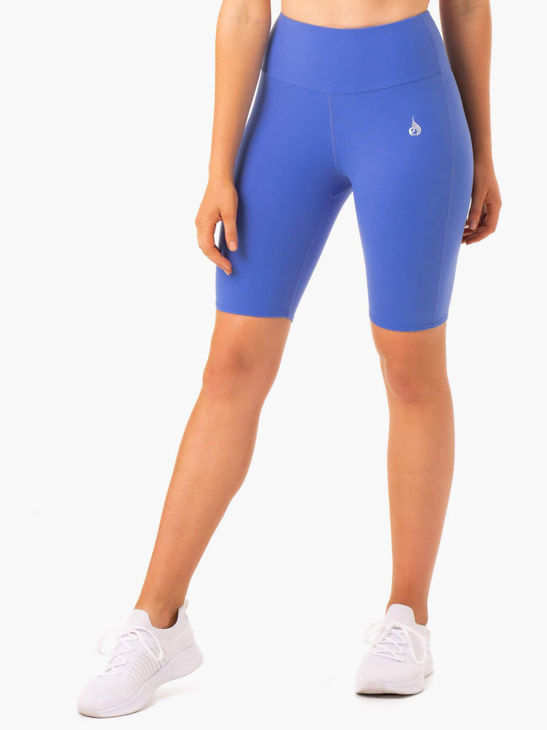 Staples Scrunch Bum Bike Shorts - Iris Blue Clothing Ryderwear 