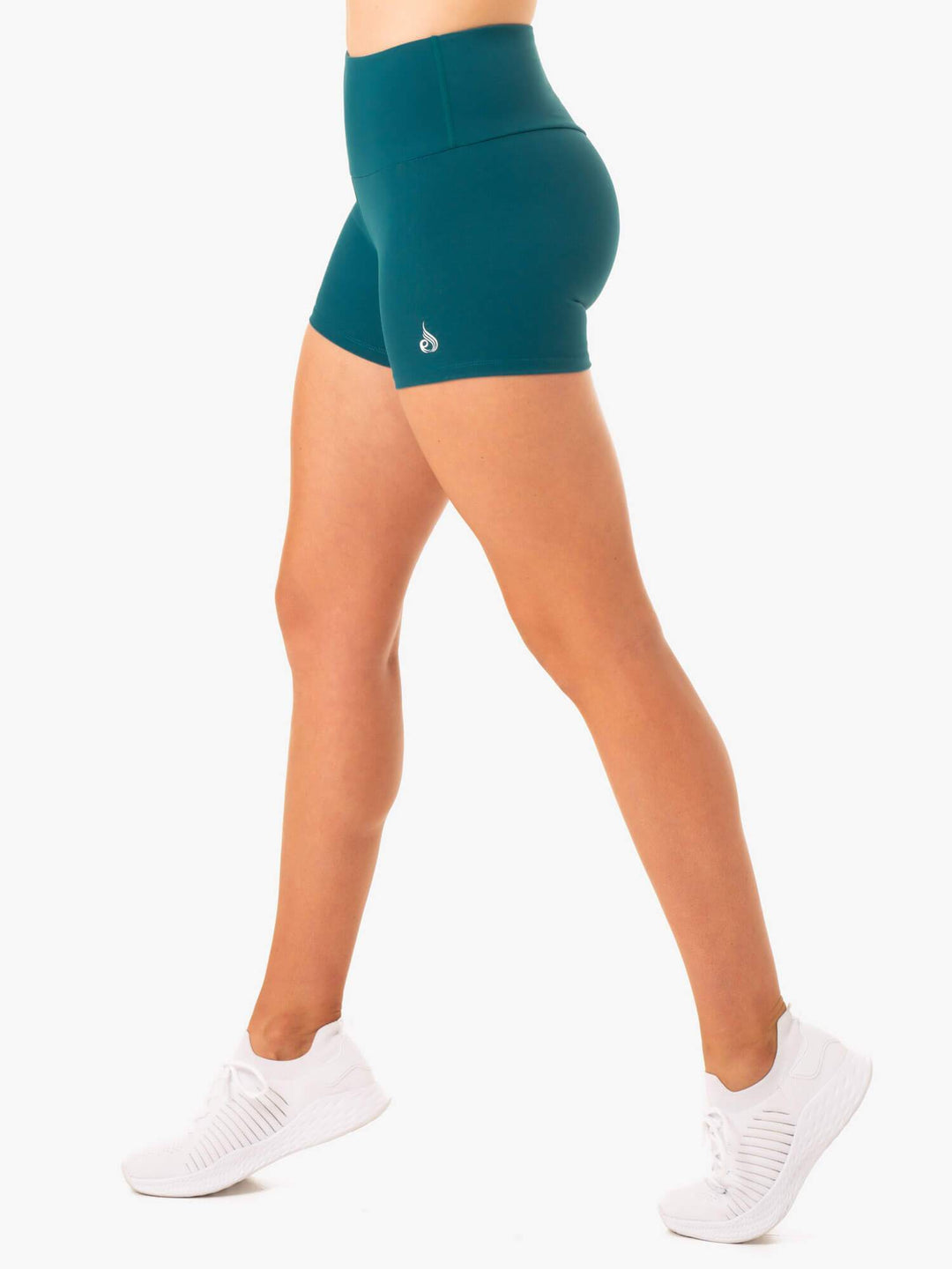 Staples Scrunch Bum Booty Shorts - Emerald Clothing Ryderwear 