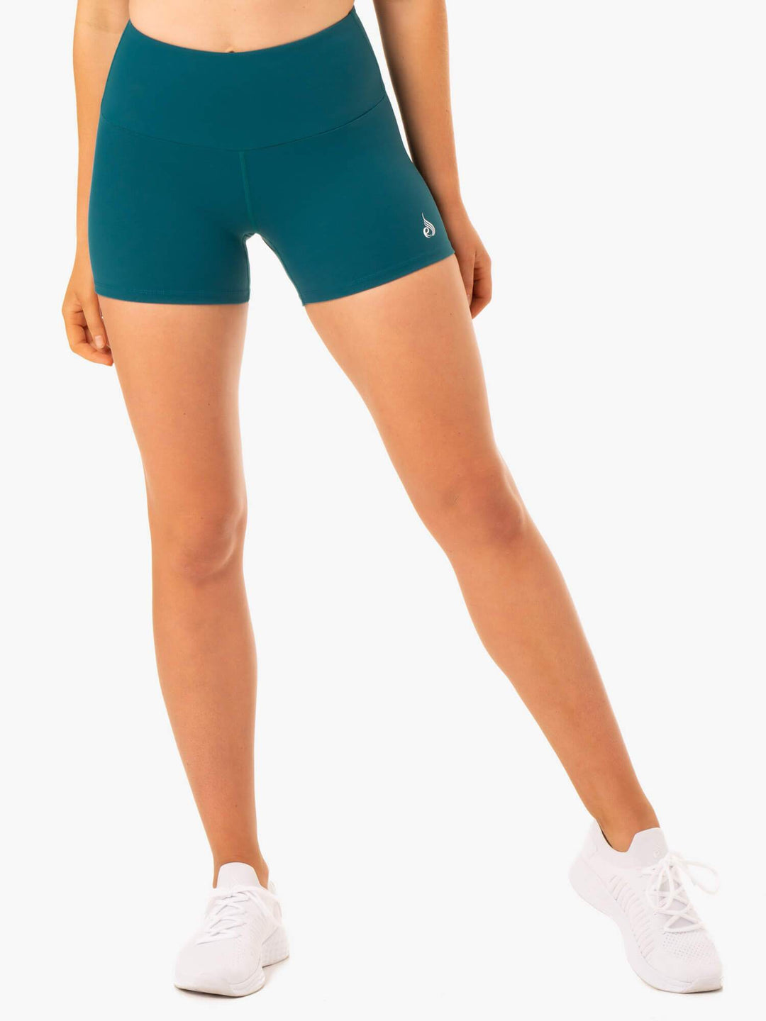 Staples Scrunch Bum Booty Shorts - Emerald Clothing Ryderwear 