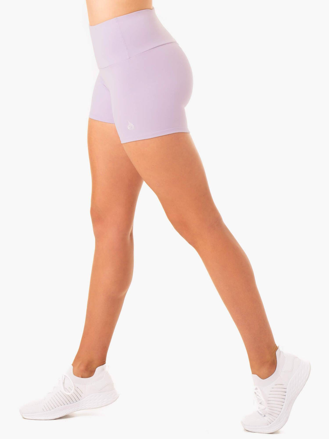 Staples Scrunch Bum Booty Shorts - Lilac Clothing Ryderwear 