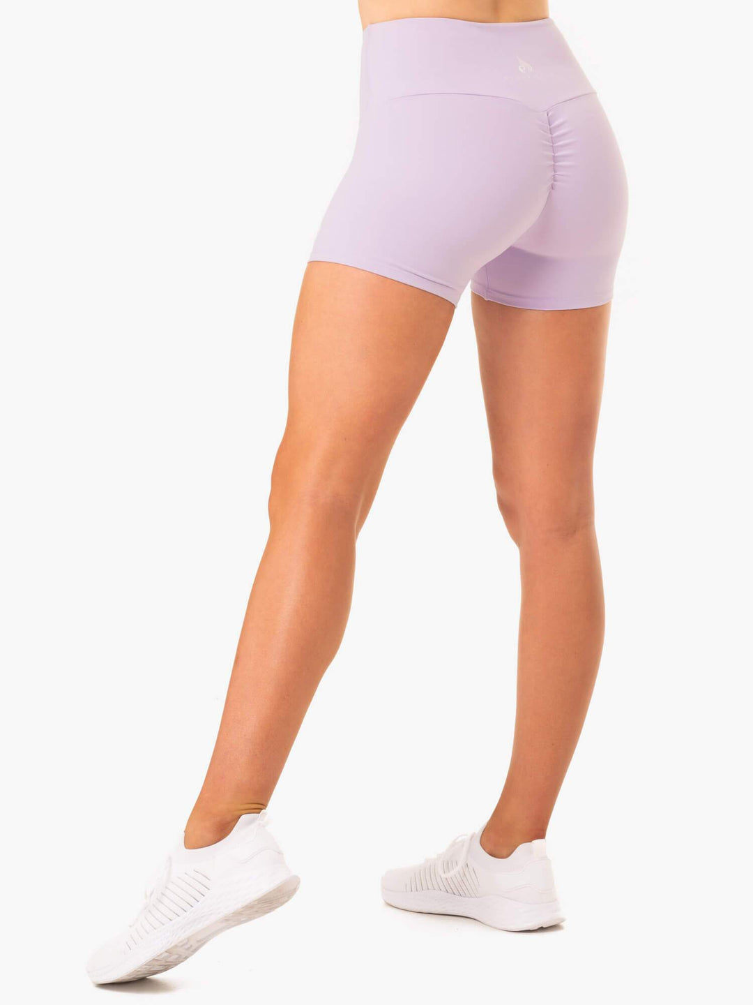 Staples Scrunch Bum Booty Shorts - Lilac Clothing Ryderwear 