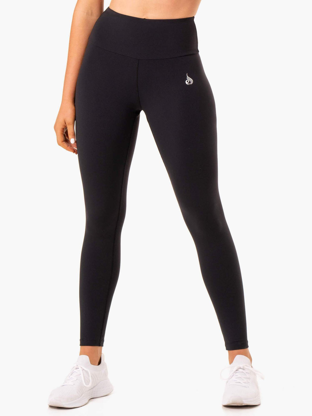 Staples Scrunch Bum Leggings - Black Clothing Ryderwear 