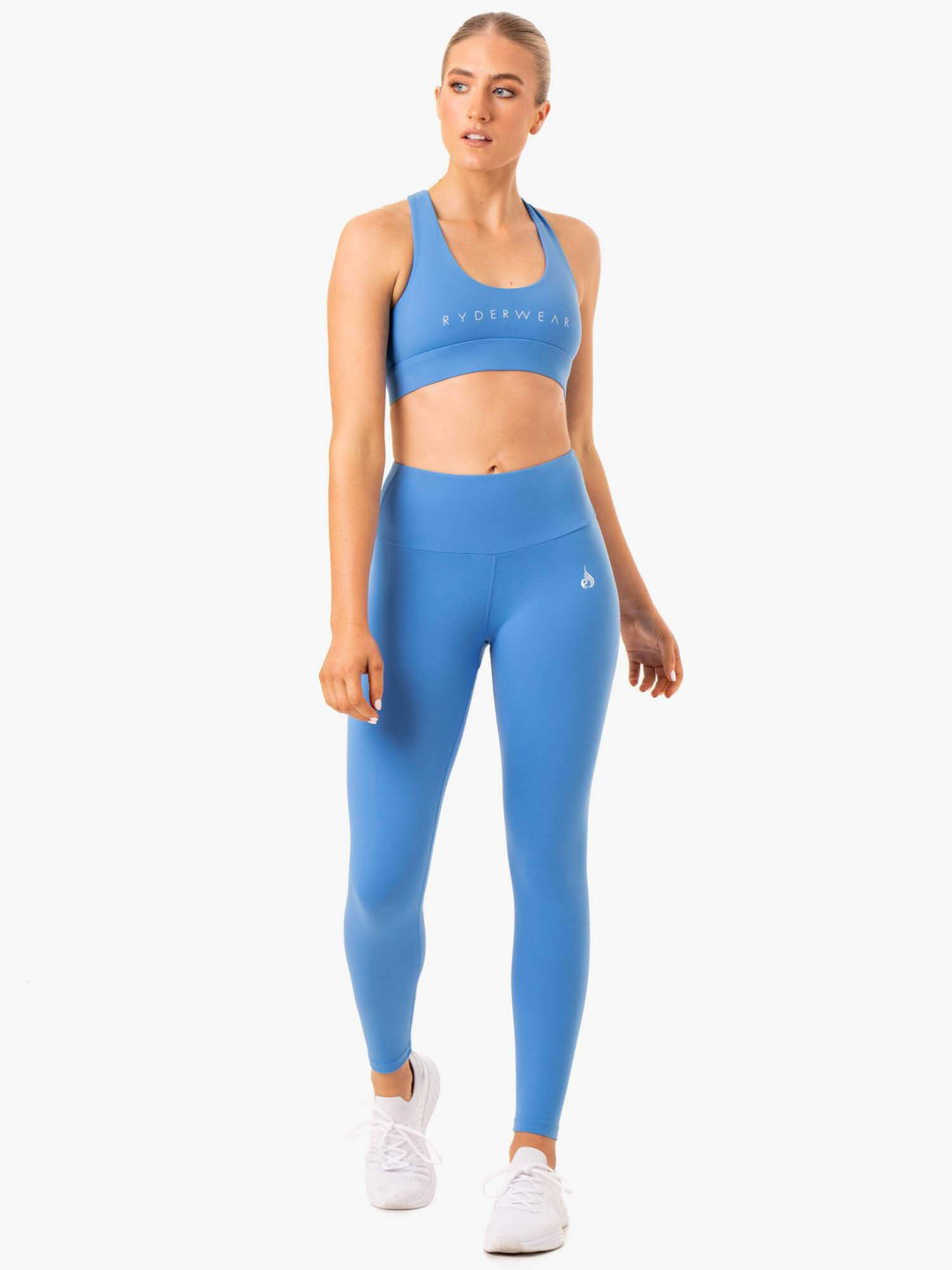 Staples Scrunch Bum Leggings - Blue Clothing Ryderwear 