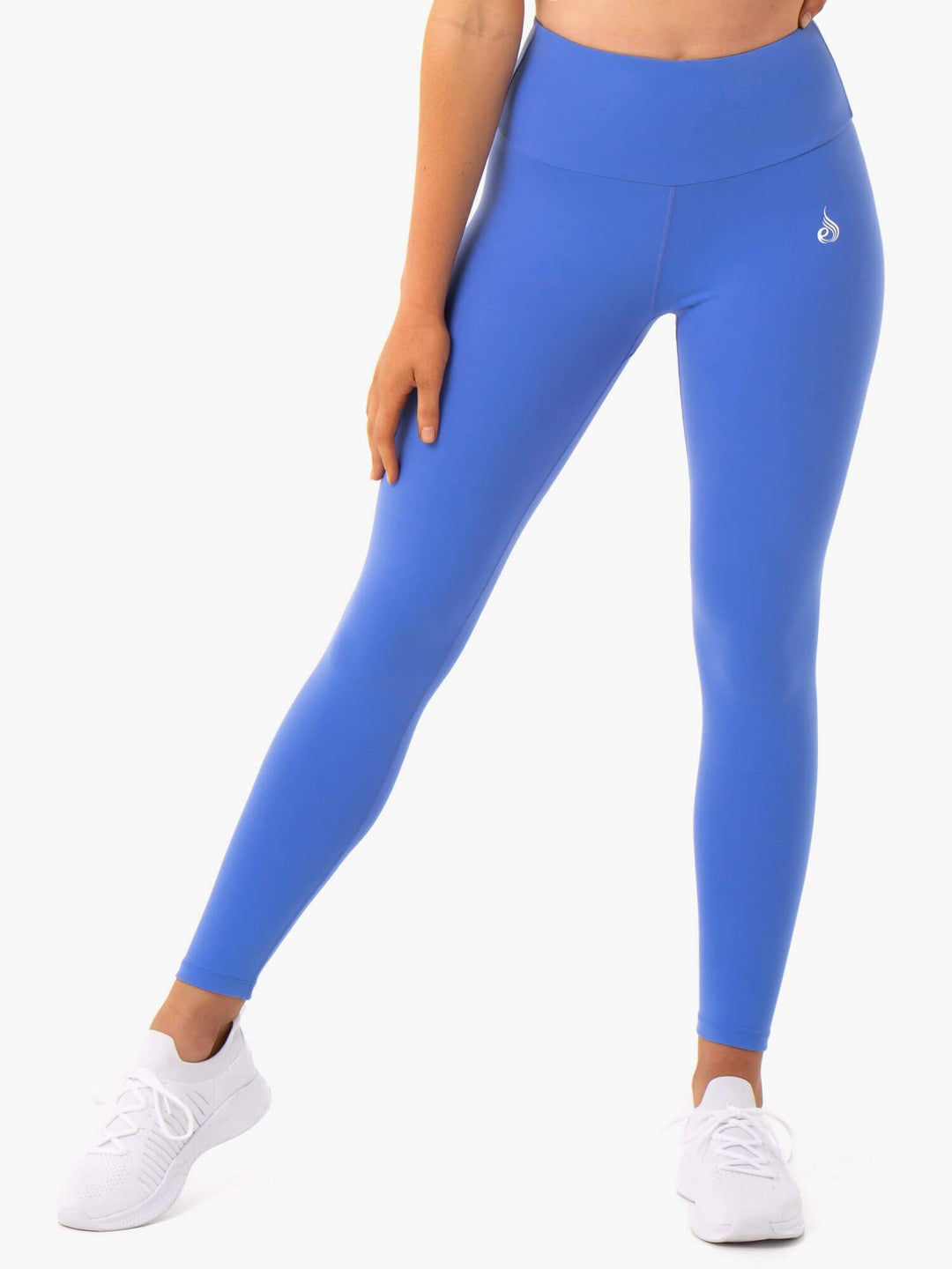 Staples Scrunch Bum Leggings - Iris Blue Clothing Ryderwear 