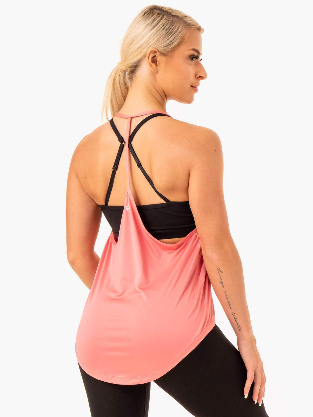 Staples Slinky T-Back - Rose Pink Clothing Ryderwear 