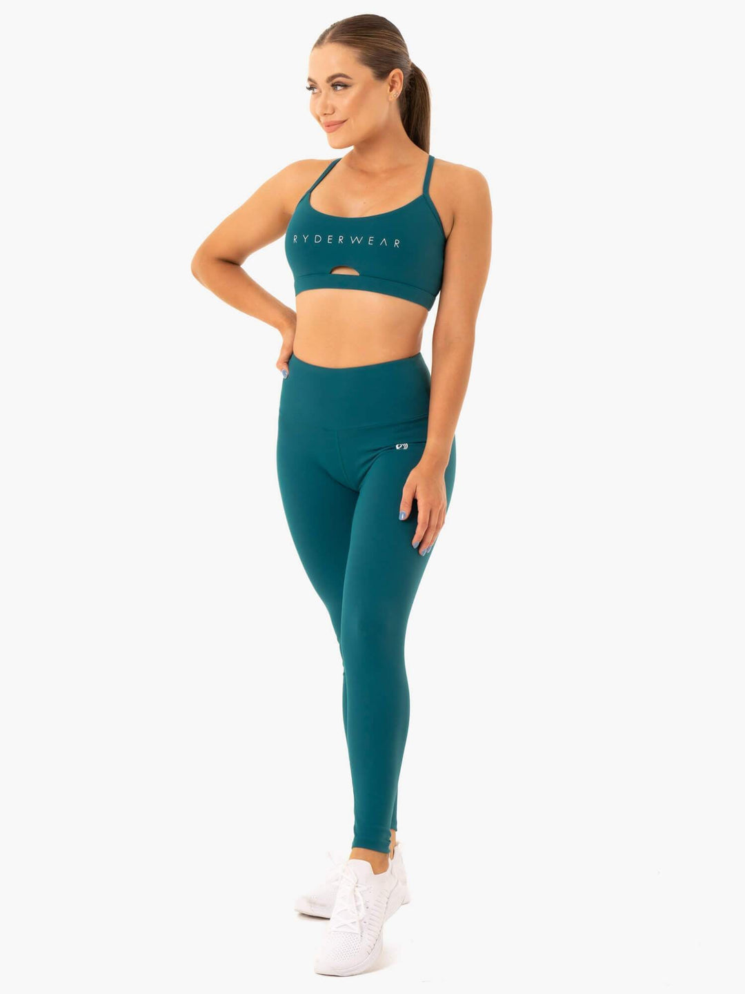 Staples Sports Bra - Emerald Clothing Ryderwear 