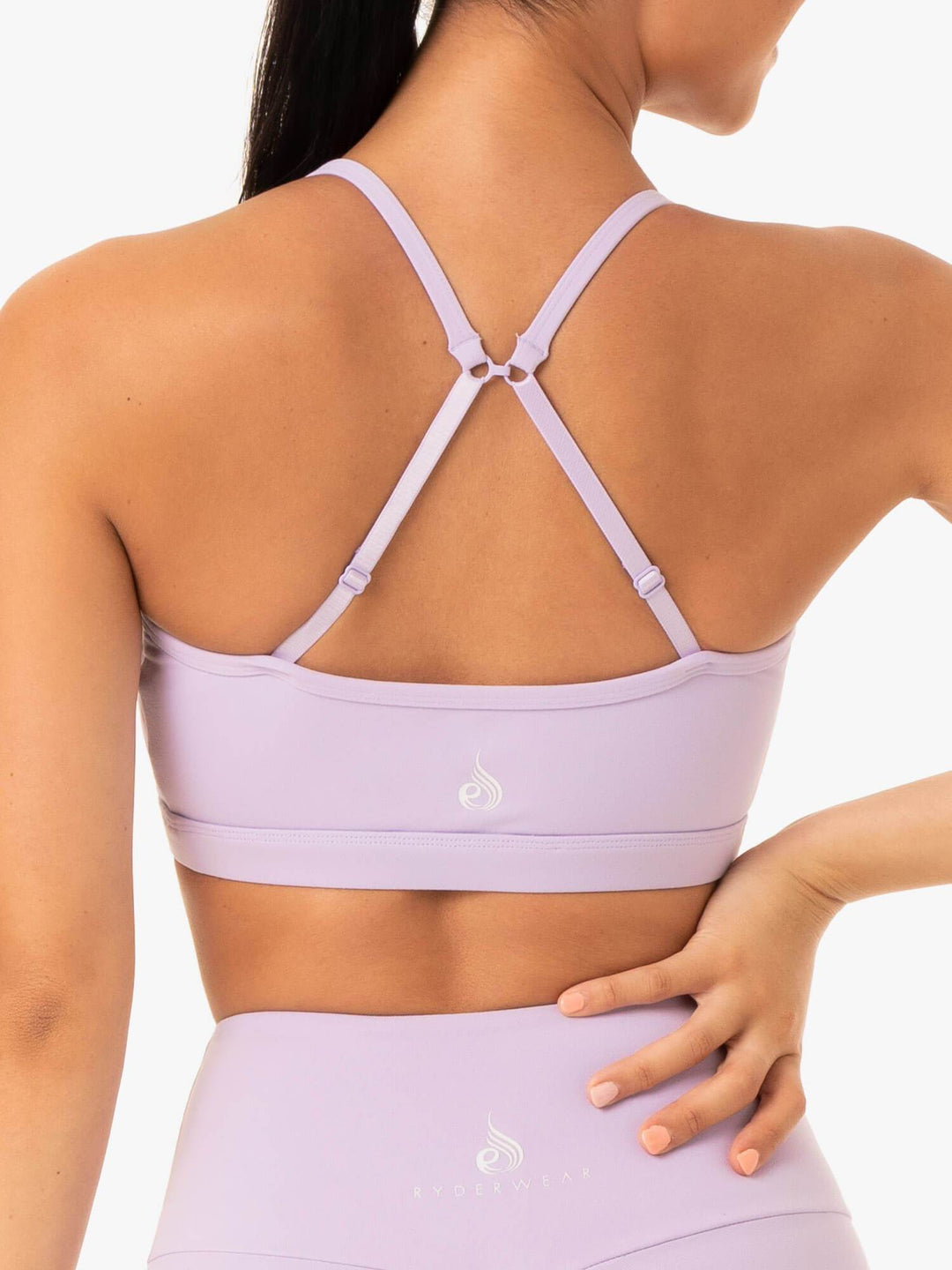 Staples Sports Bra - Lilac Clothing Ryderwear 