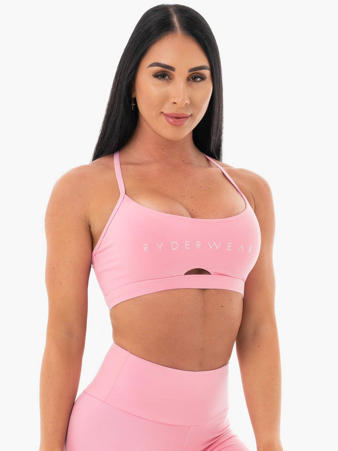 Staples Sports Bra - Pink Clothing Ryderwear 