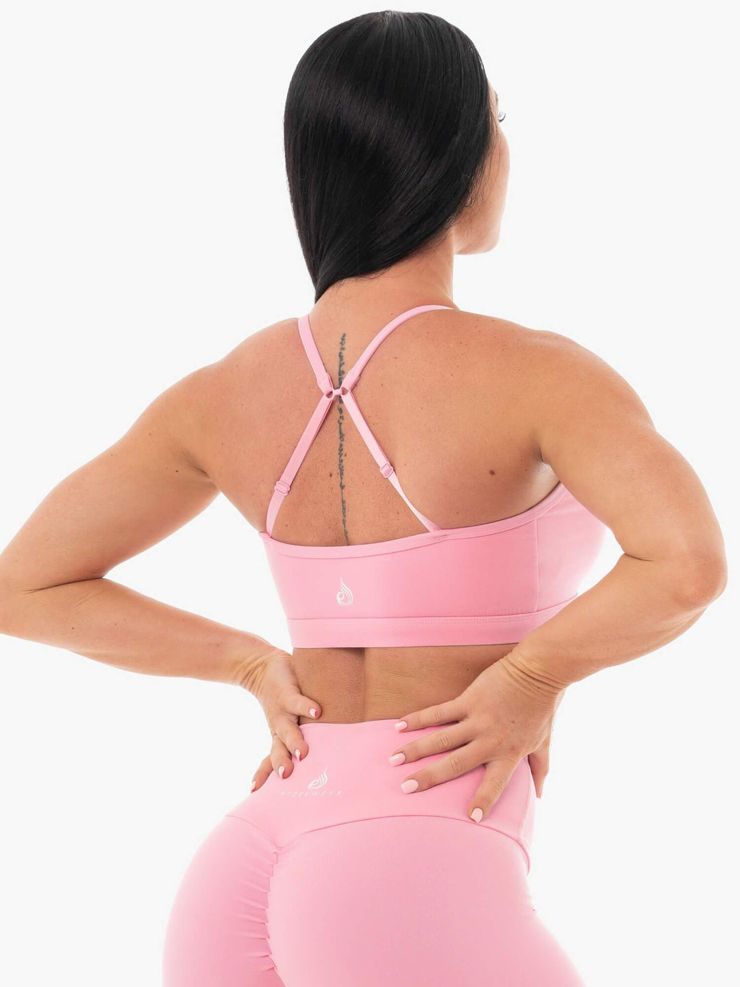 Staples Sports Bra - Pink Clothing Ryderwear 