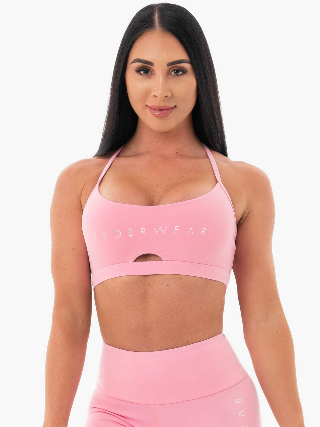 Staples Sports Bra - Pink Clothing Ryderwear 