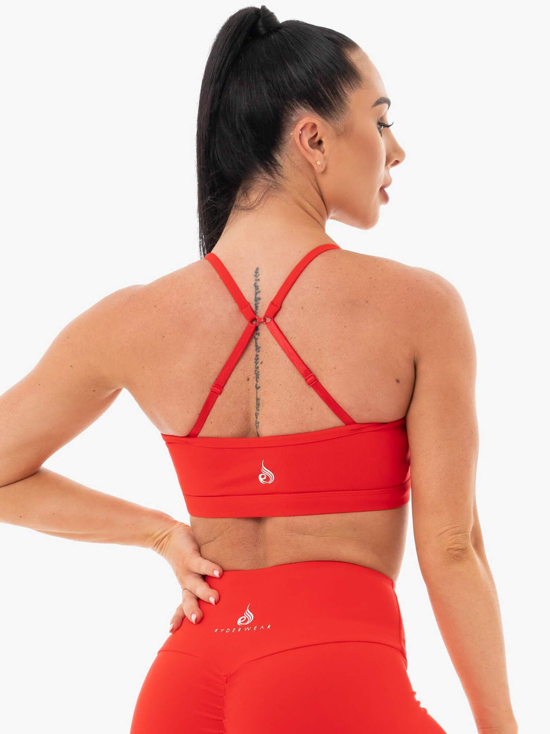 Staples Sports Bra - Red Clothing Ryderwear 