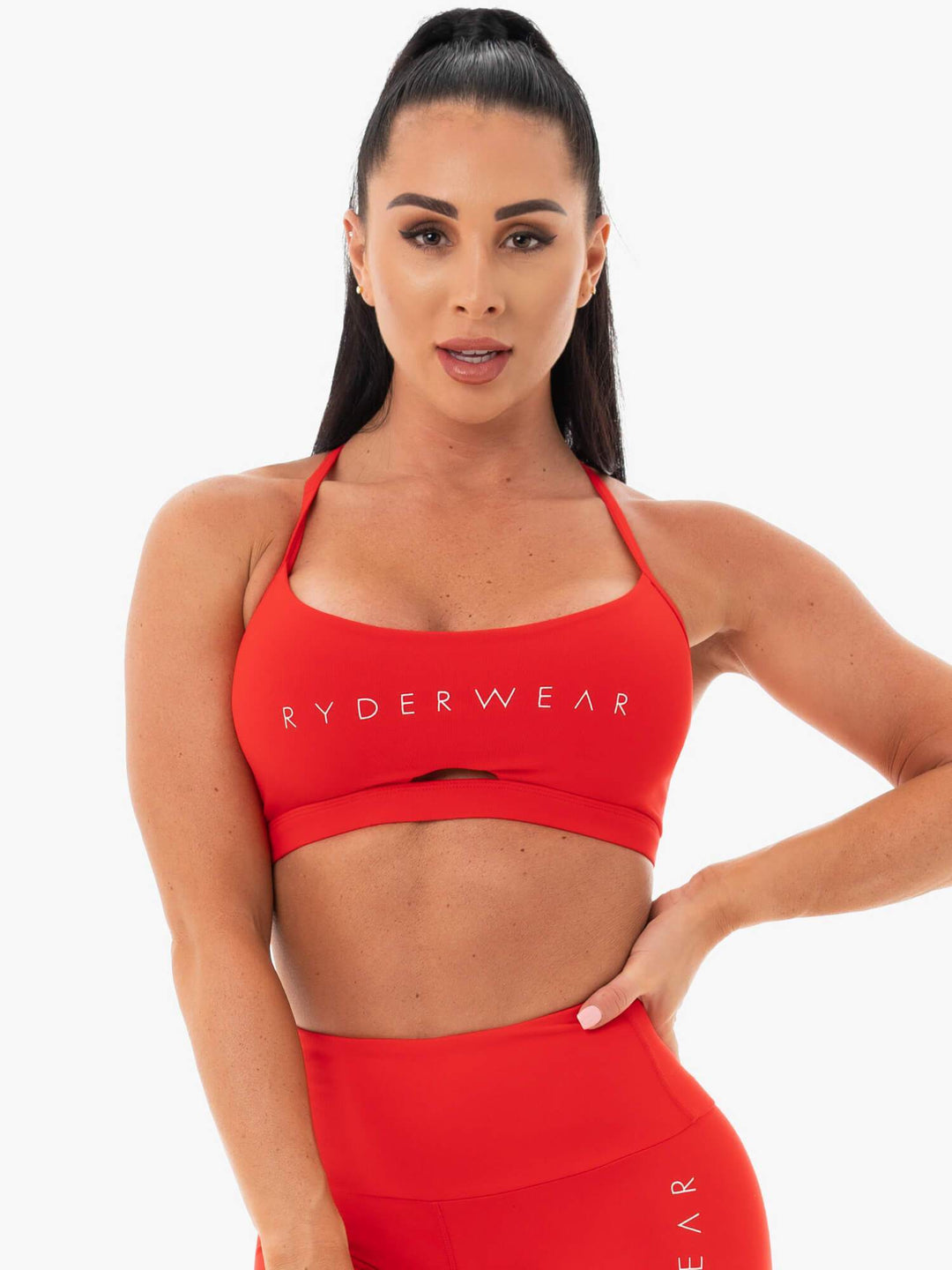 Staples Sports Bra - Red Clothing Ryderwear 