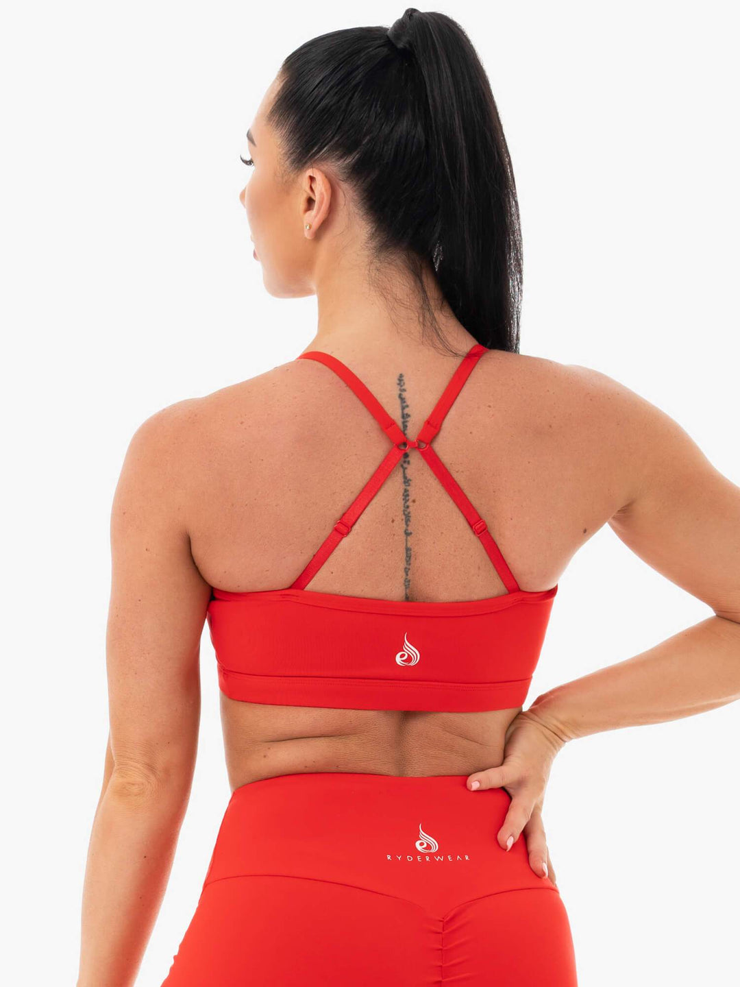 Staples Sports Bra - Red Clothing Ryderwear 