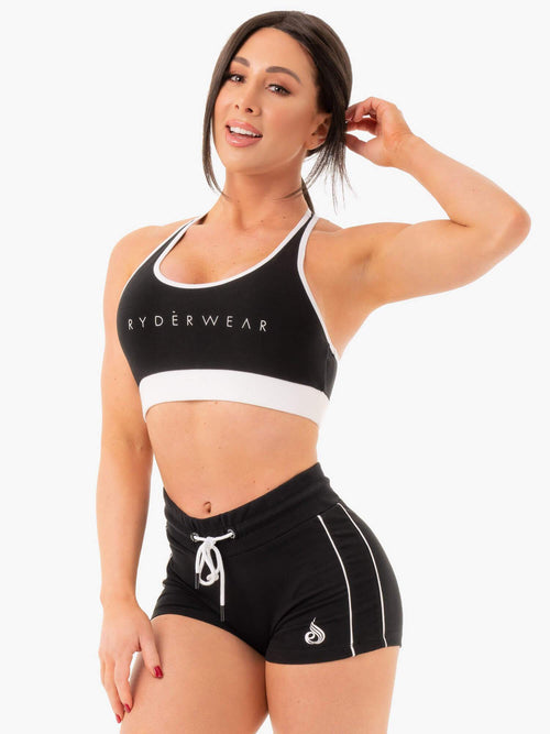 Track Sports Bra Black