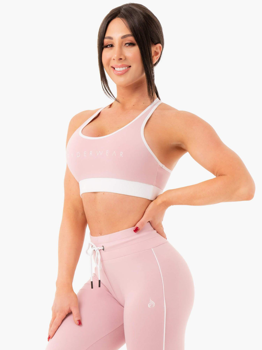 Track Sports Bra - Pink Clothing Ryderwear 