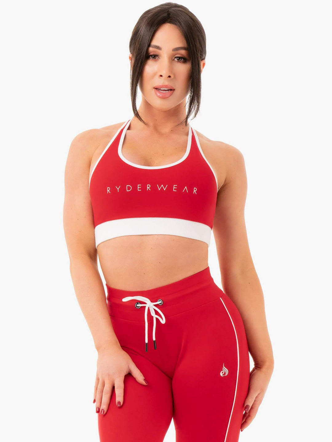 Track Sports Bra - Red Clothing Ryderwear 