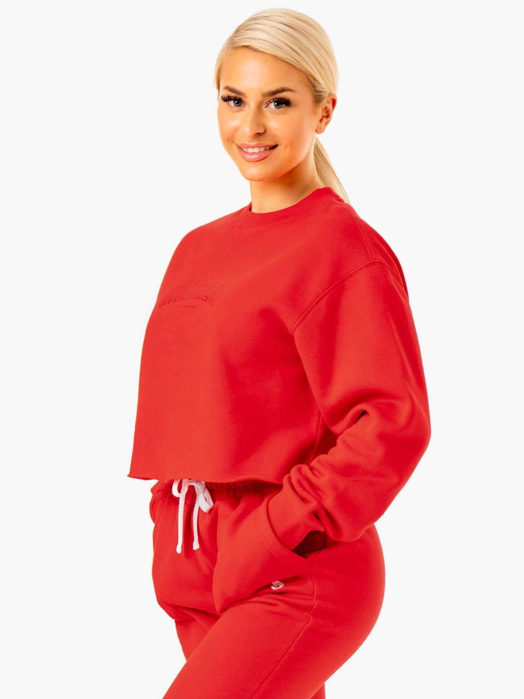 Ultimate Fleece Sweater - Red Clothing Ryderwear 