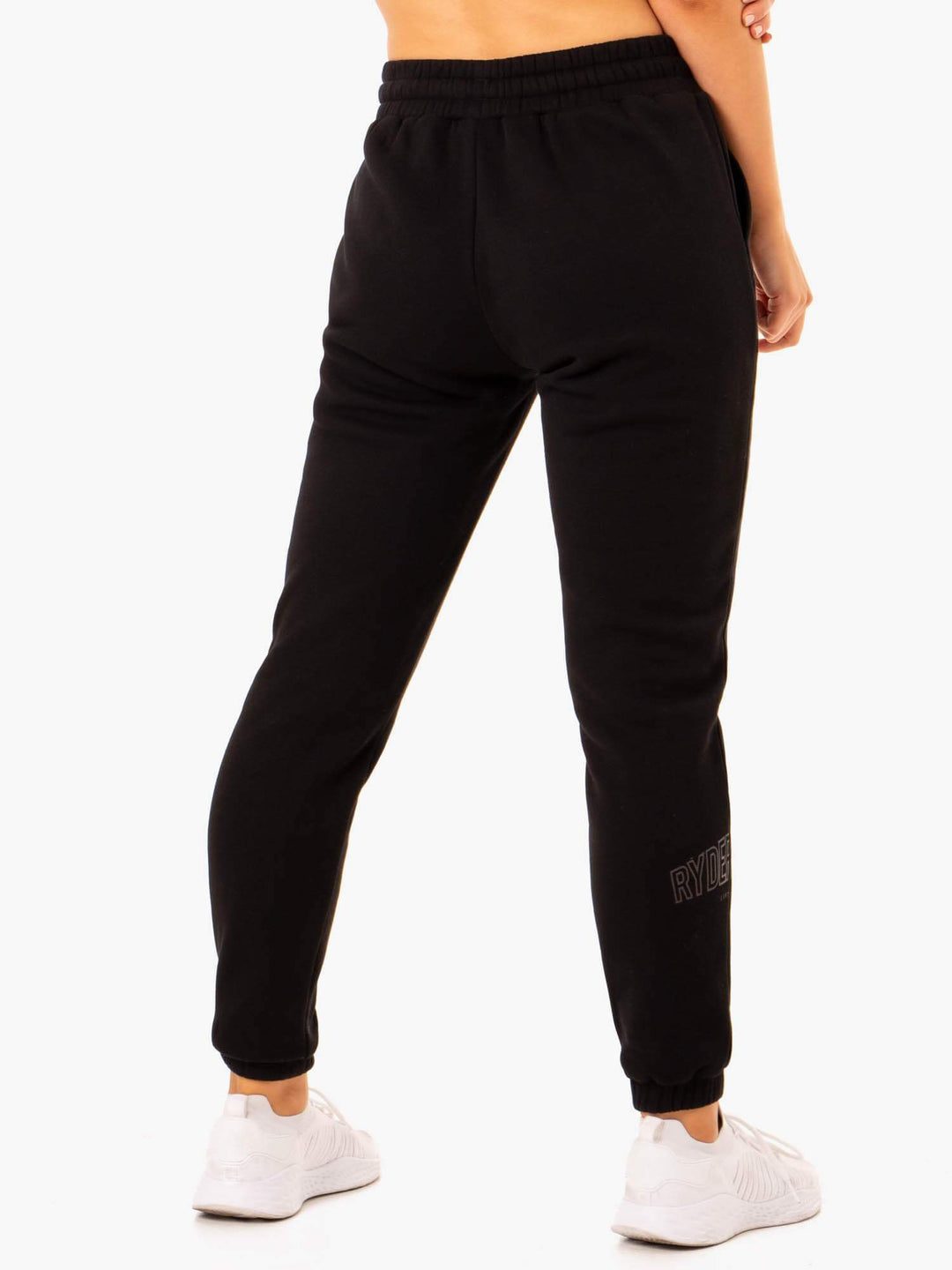 Ultimate High Waisted Track Pants - Black Clothing Ryderwear 