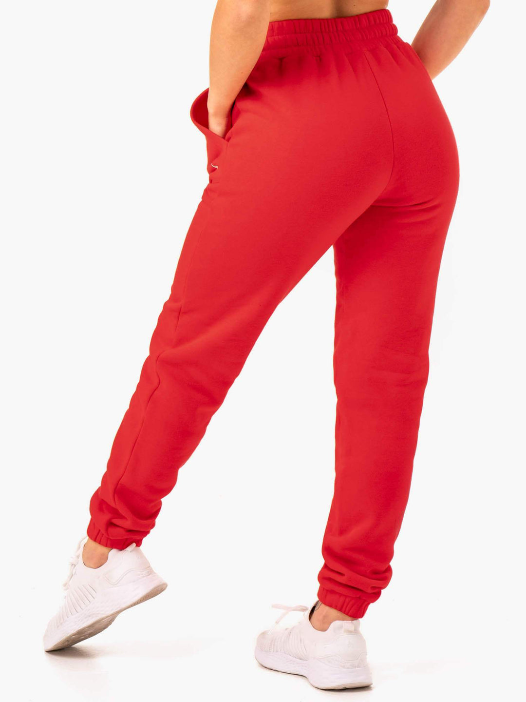 Ultimate High Waisted Track Pants - Red Clothing Ryderwear 