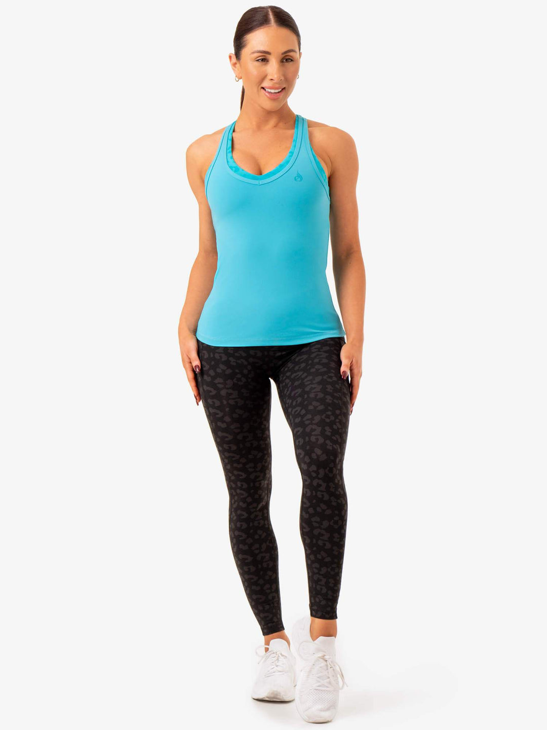 Ultra Compression Tank - Aqua Clothing Ryderwear 