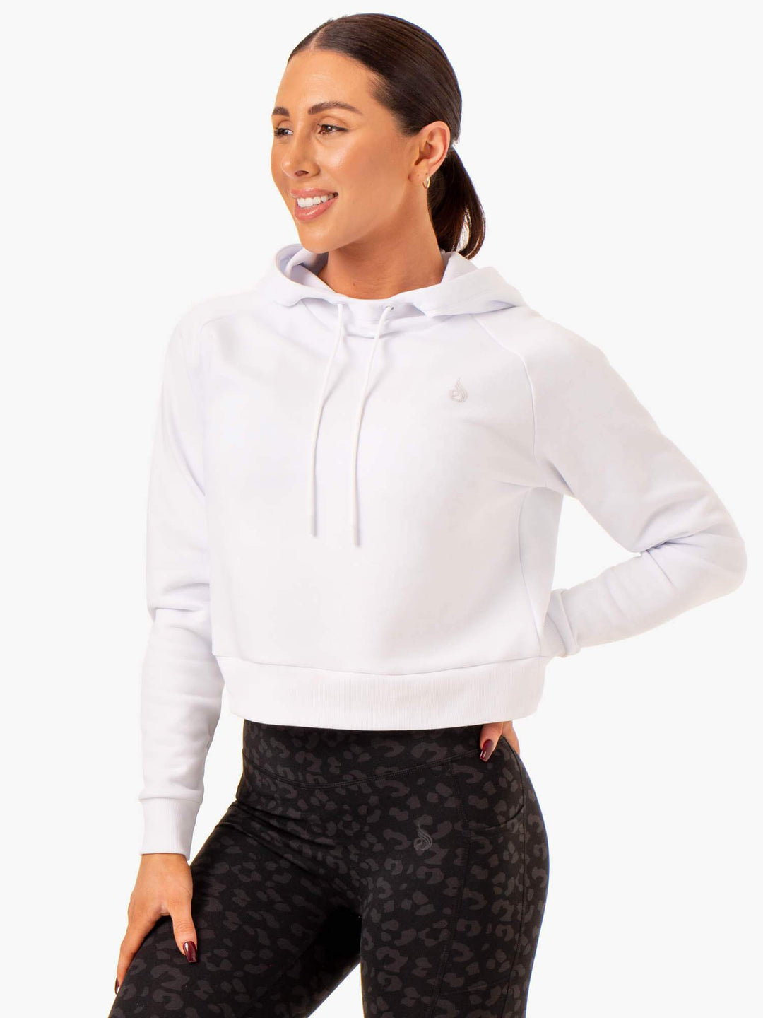 Ultra Pullover Hoodie - White Clothing Ryderwear 