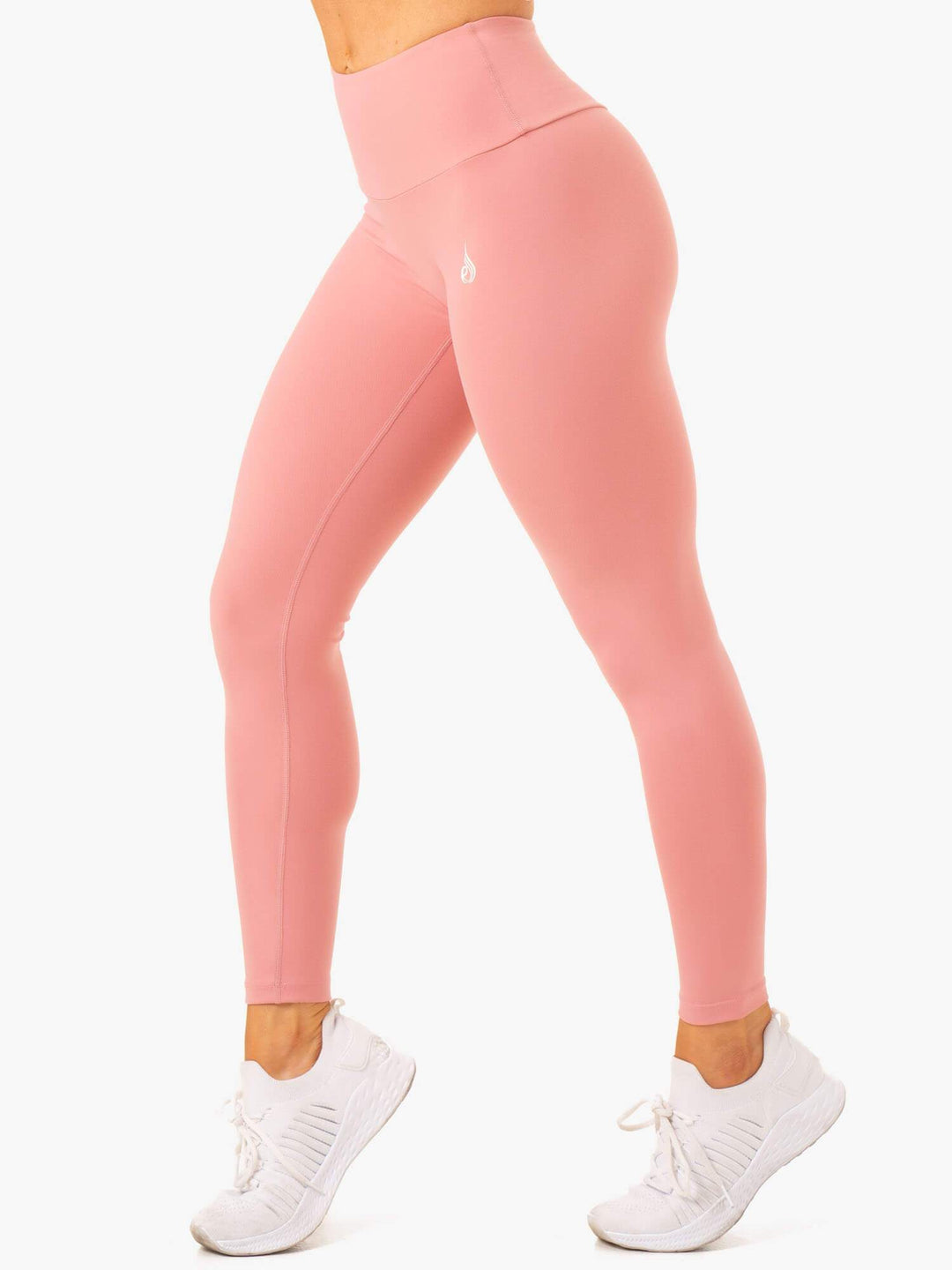 Vital High Waisted Scrunch Leggings - Blush Pink Clothing Ryderwear 